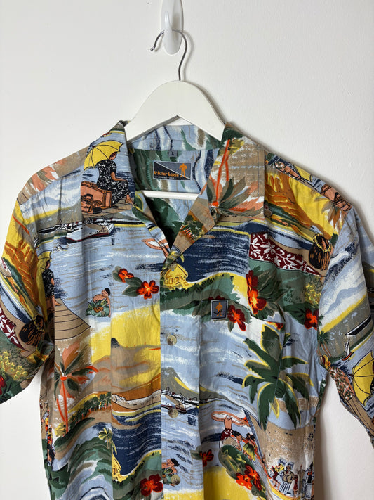 Vintage Pattern Hawaiian Shirt