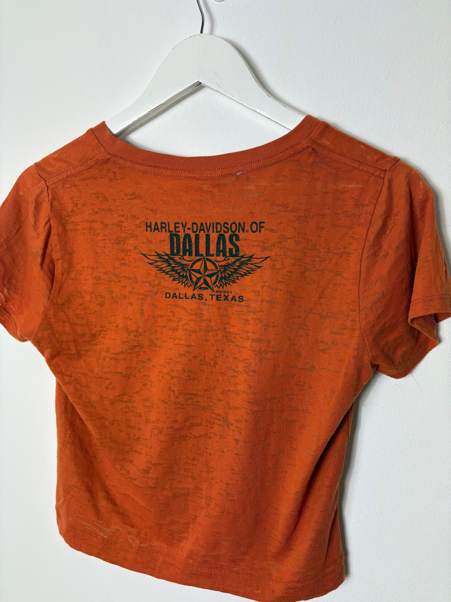 Rework Cropped Harley-Davidson T-shirt