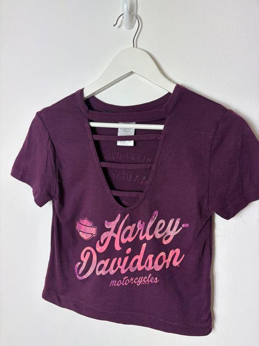Rework Cropped Harley-Davidson T-shirt