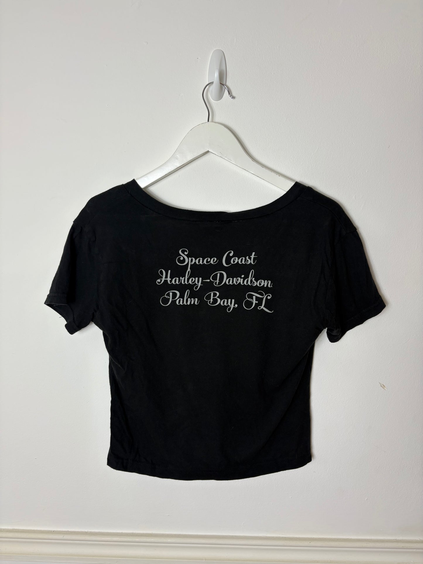 Rework Cropped Harley-Davidson T-shirt