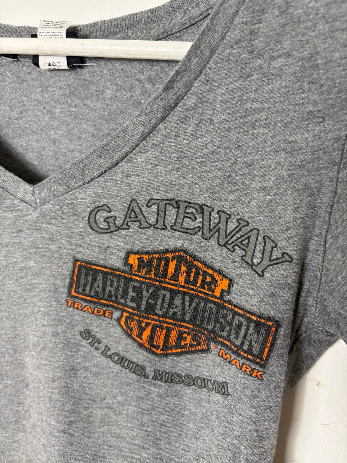 Reworked Cropped Harley T-shirt