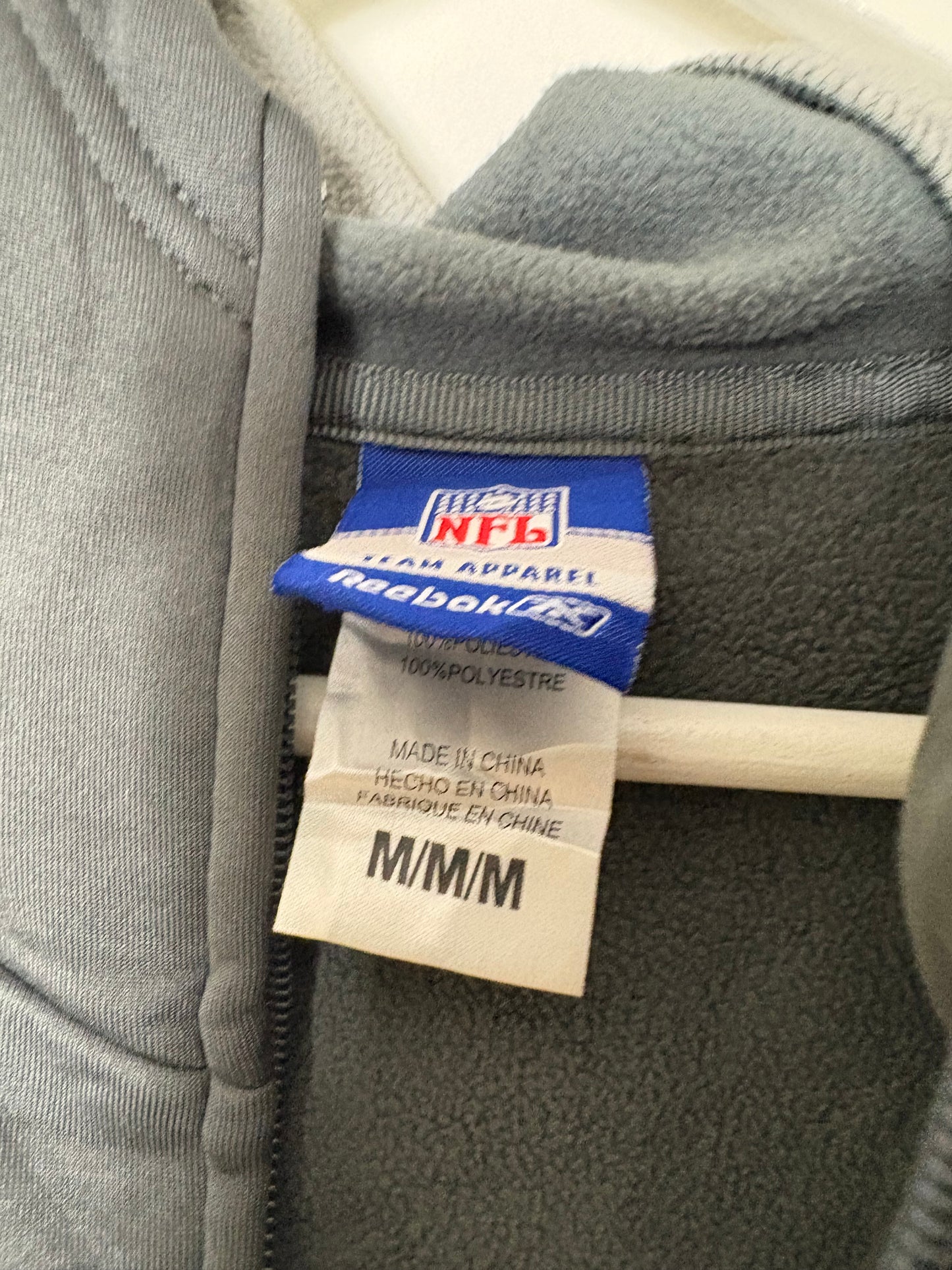 New York Giants Reebok NFL Zip Hoodie