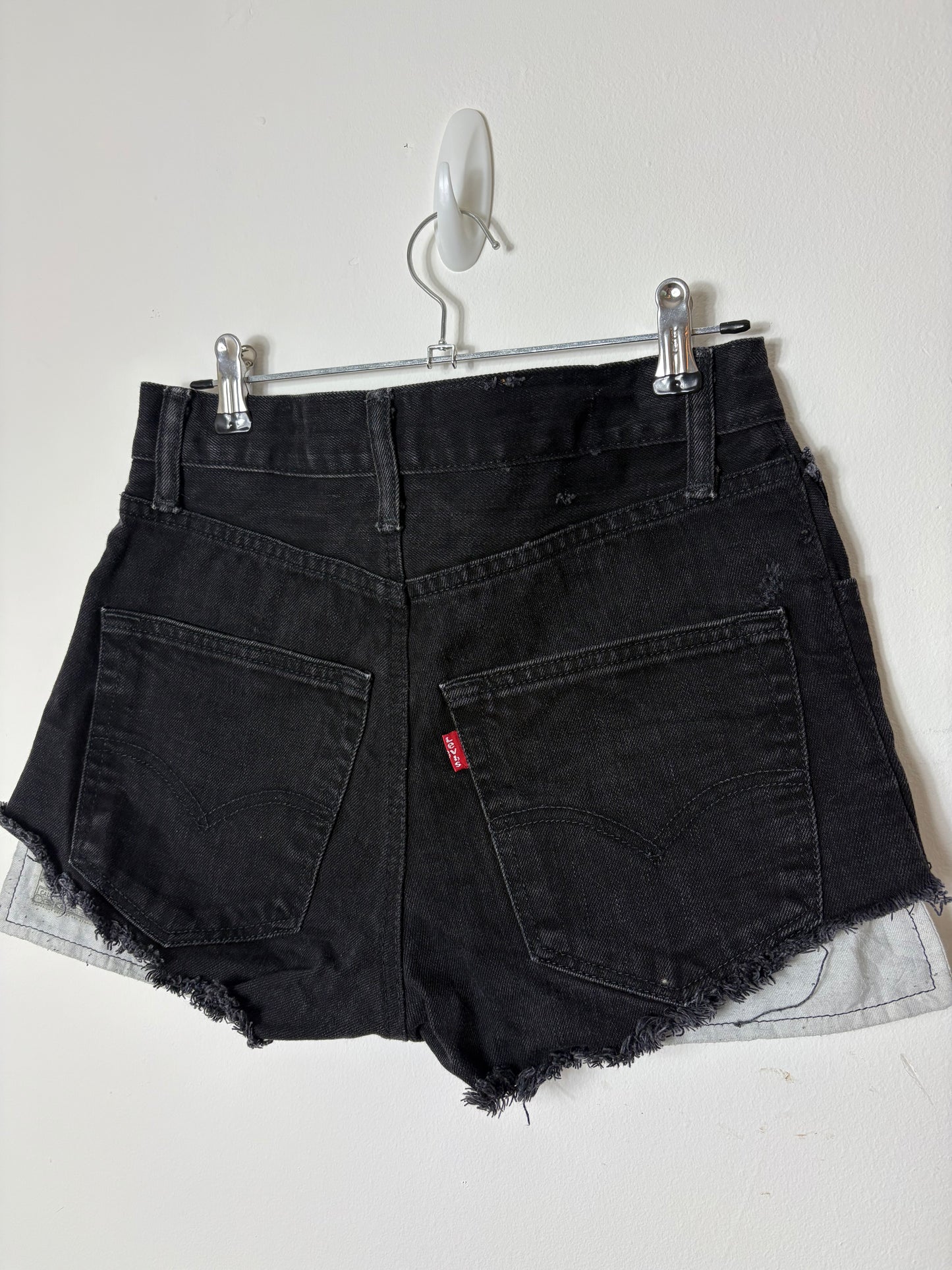 Black Levi's Cut off Shorts