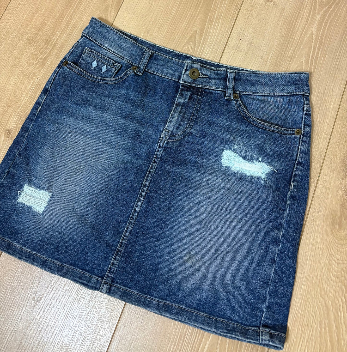 Y2K Denim Mini Skirt