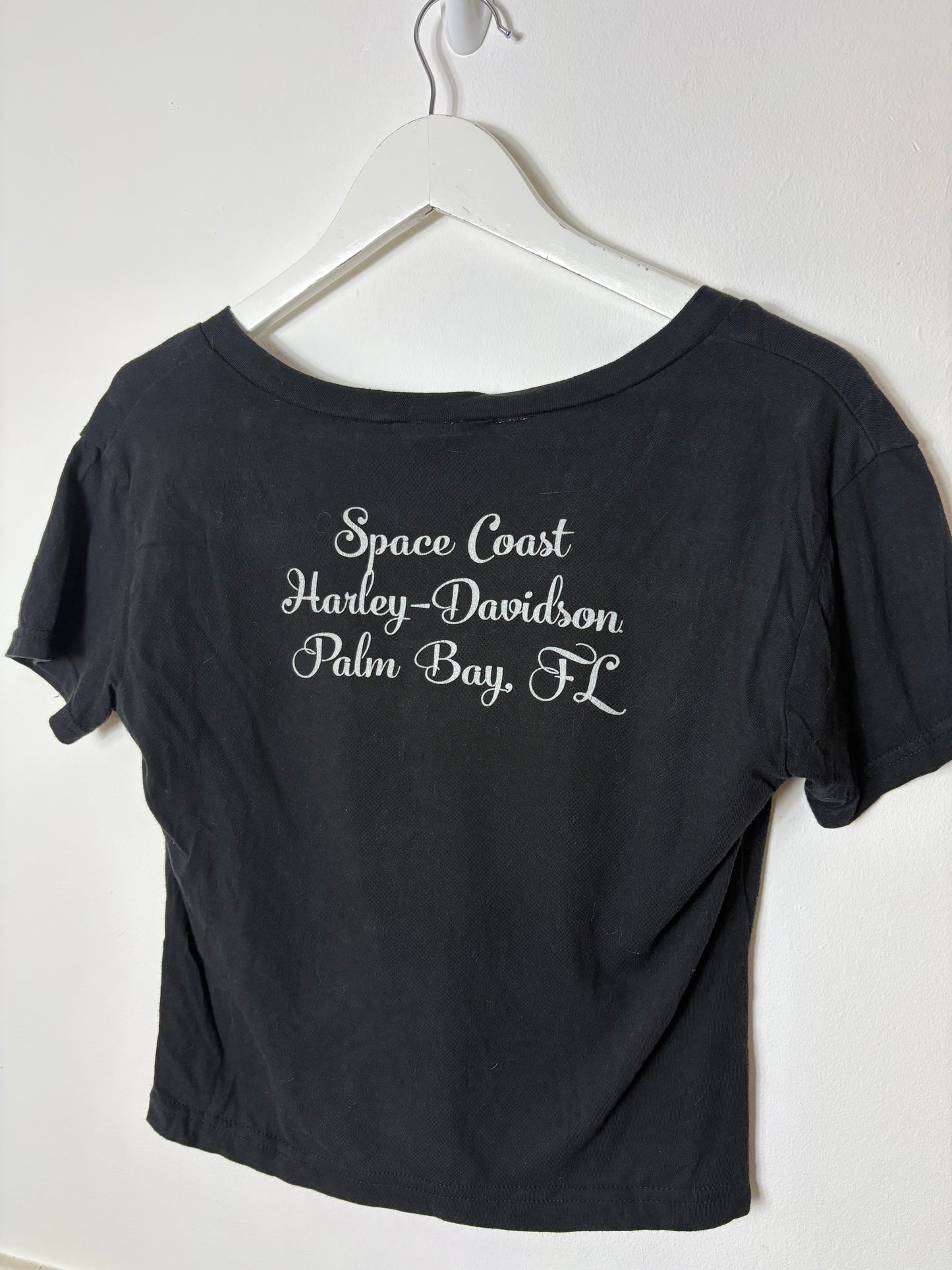 Rework Cropped Harley-Davidson T-shirt