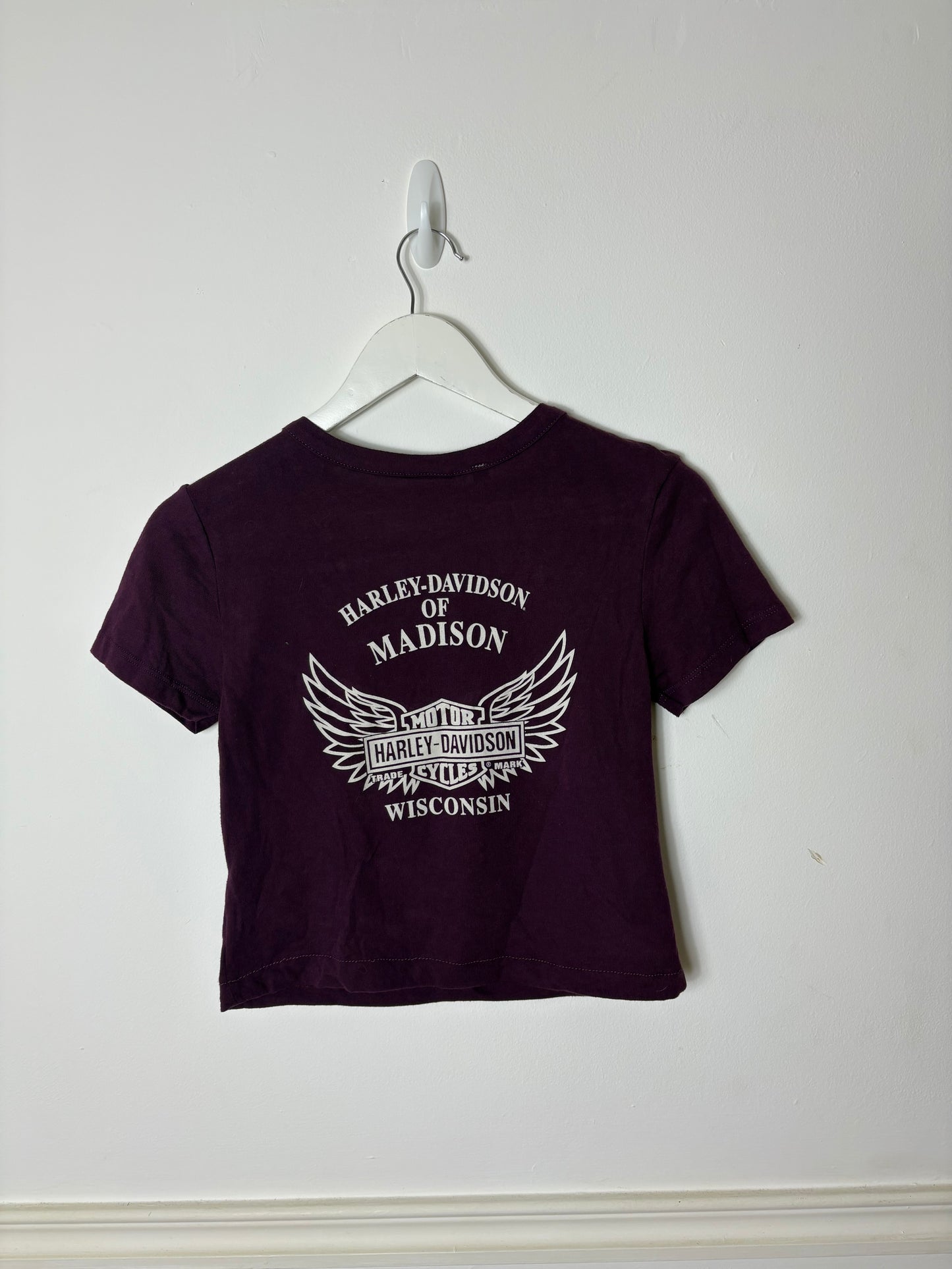 Rework Cropped Harley-Davidson T-shirt