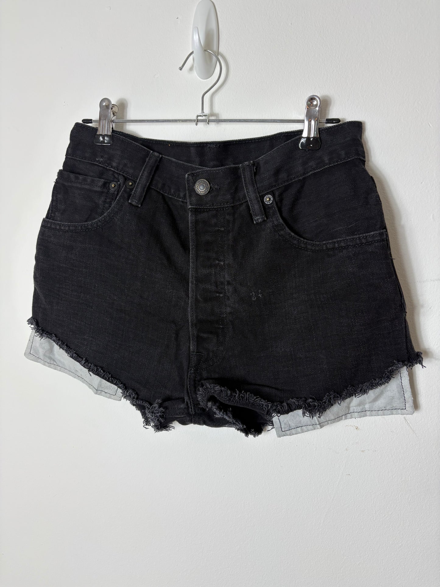 Black Levi's Cut off Shorts