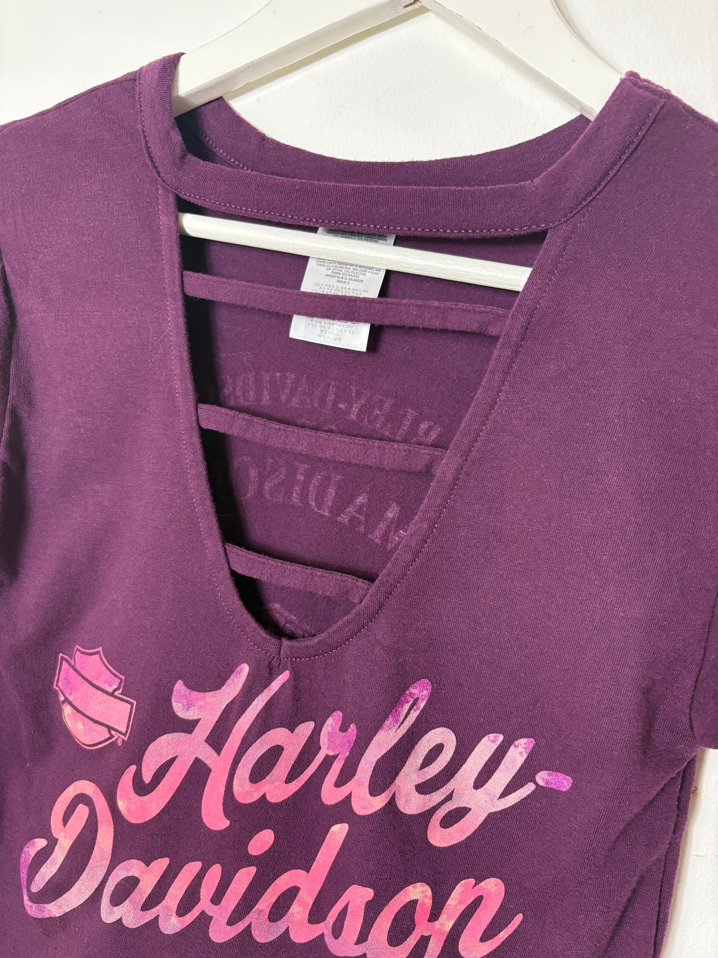 Rework Cropped Harley-Davidson T-shirt