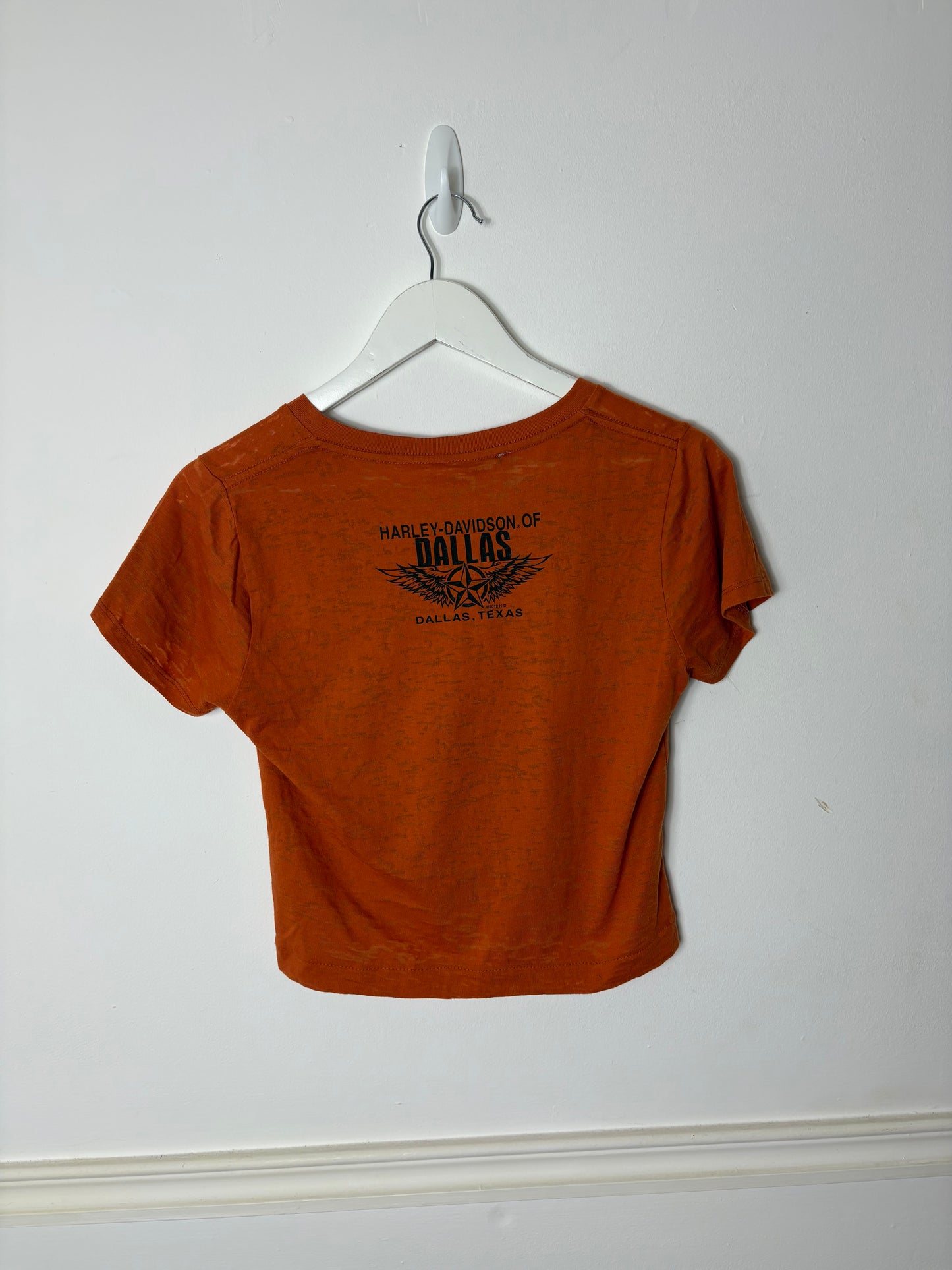 Rework Cropped Harley-Davidson T-shirt