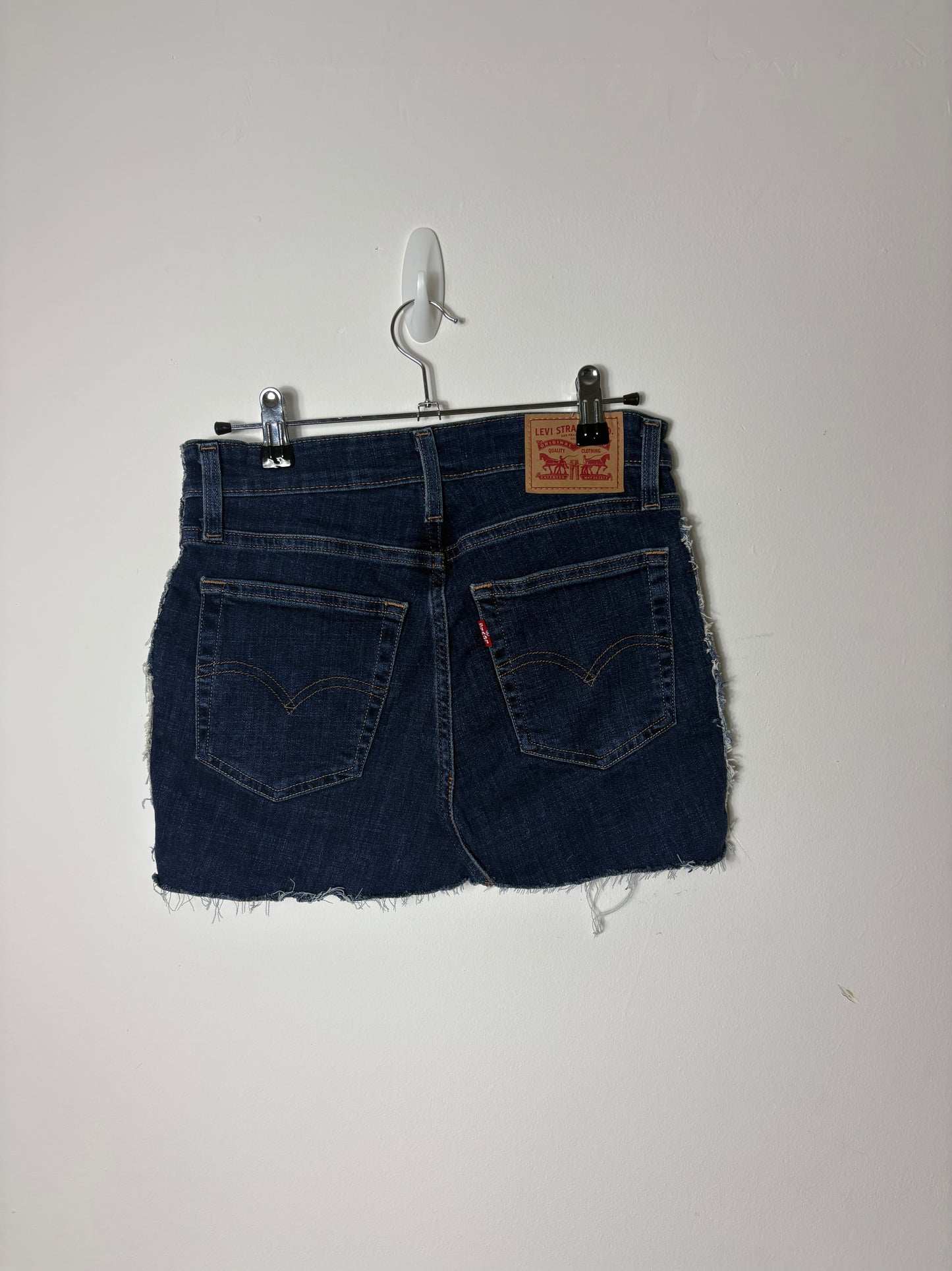 Re-work Levi's Denim Mini Skirt