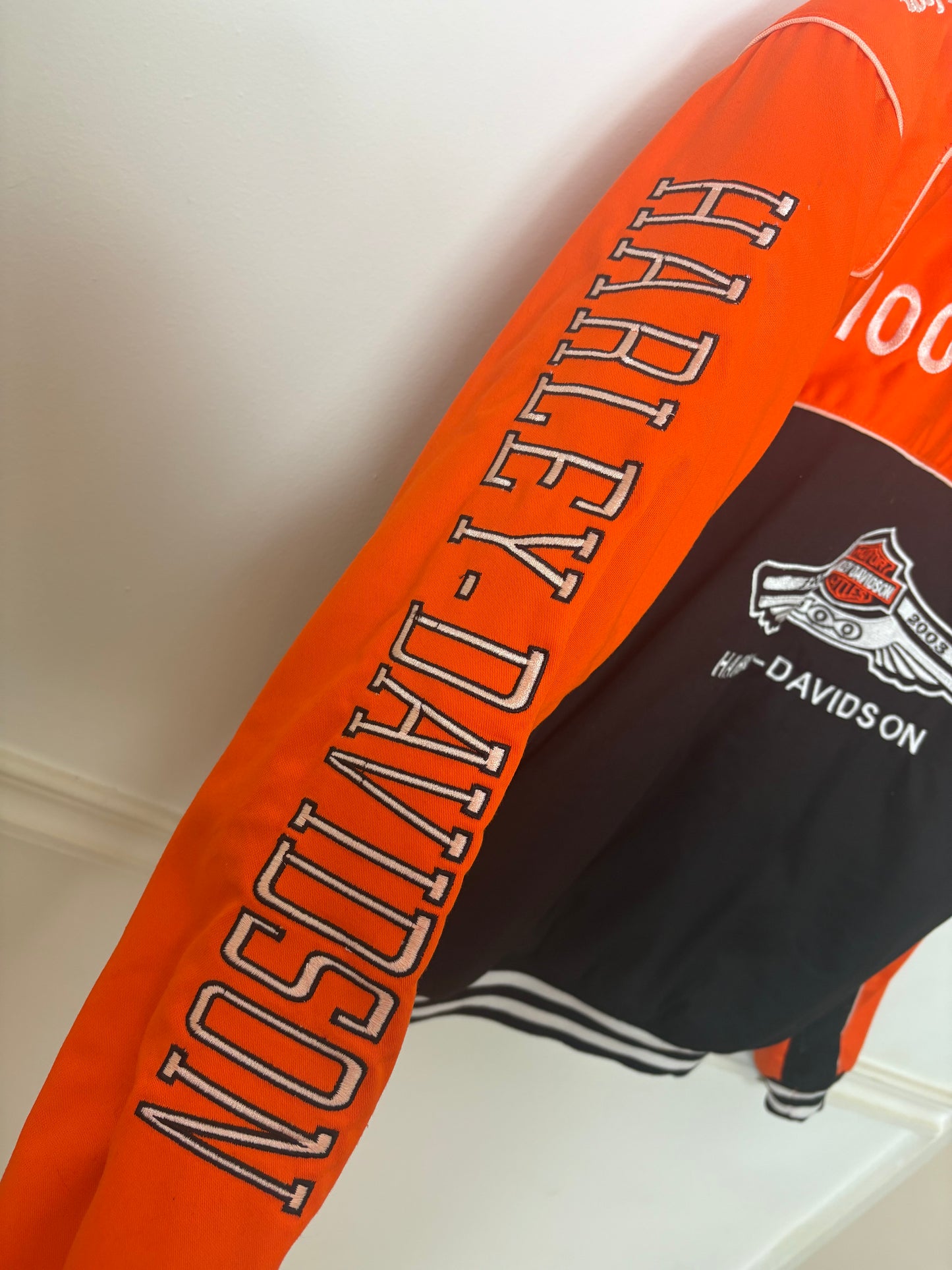 Re-worked Nascar Harley Davidson Racing Jacket