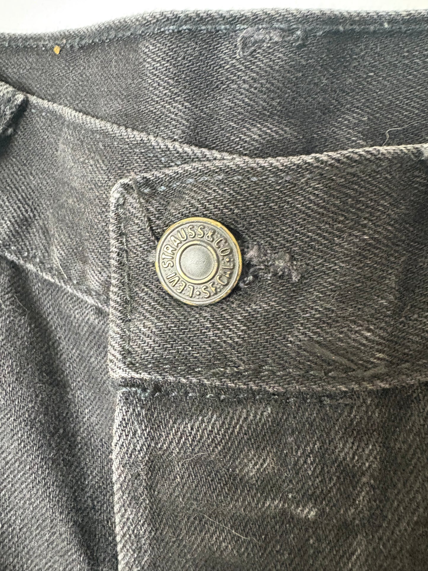 Black Levi's Cut off Shorts