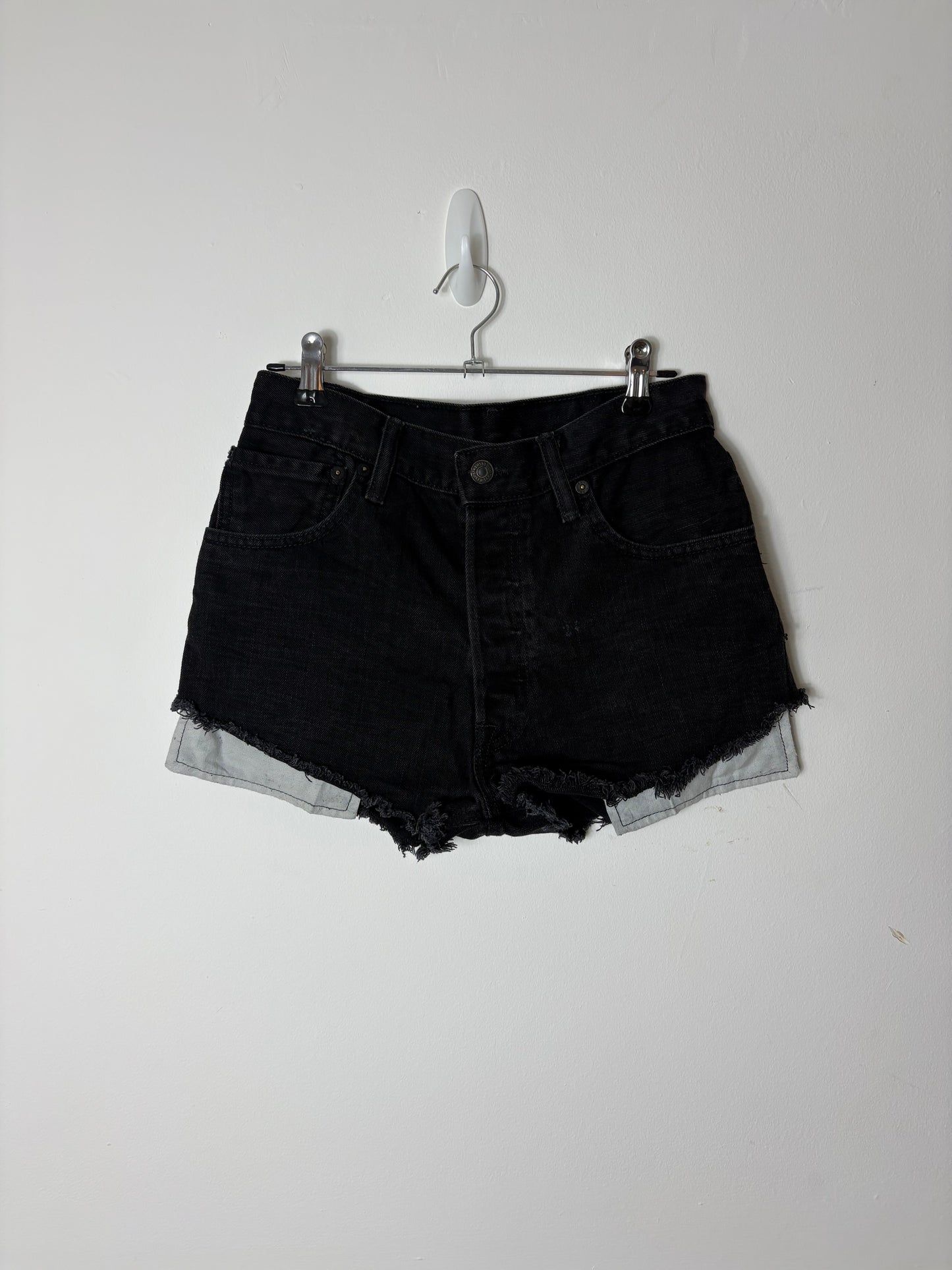 Black Levi's Cut off Shorts