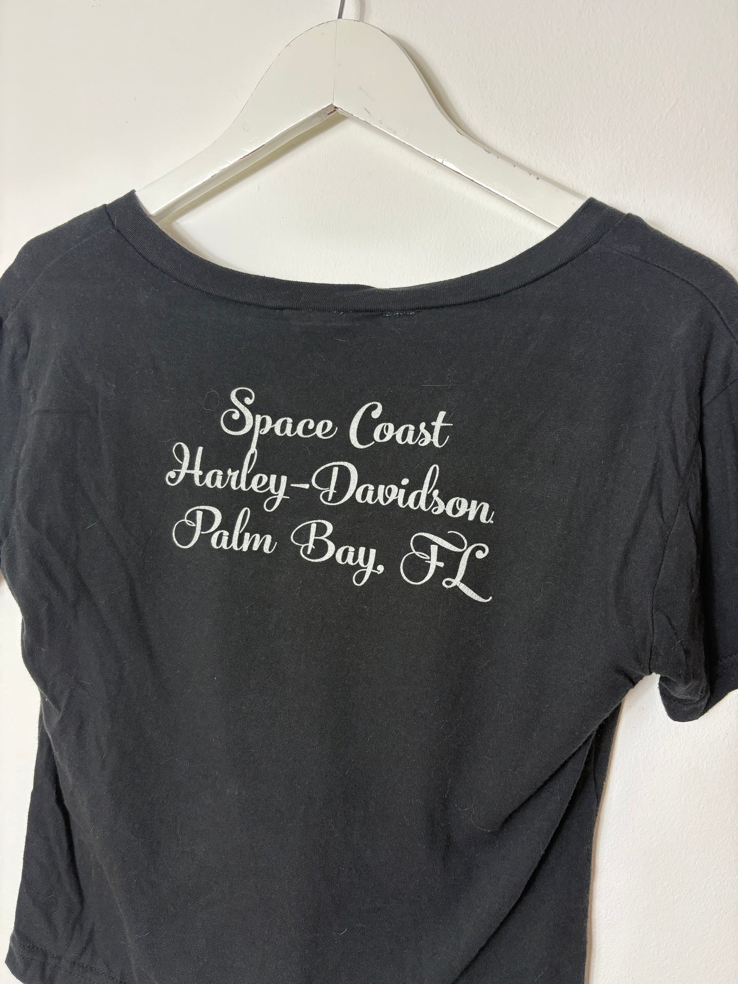 Rework Cropped Harley-Davidson T-shirt