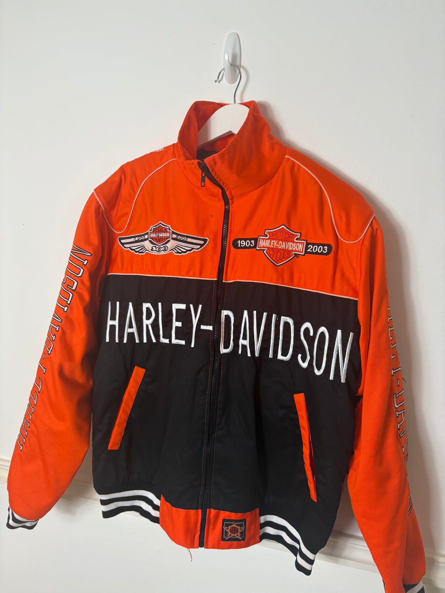 Re-worked Nascar Harley Davidson Racing Jacket