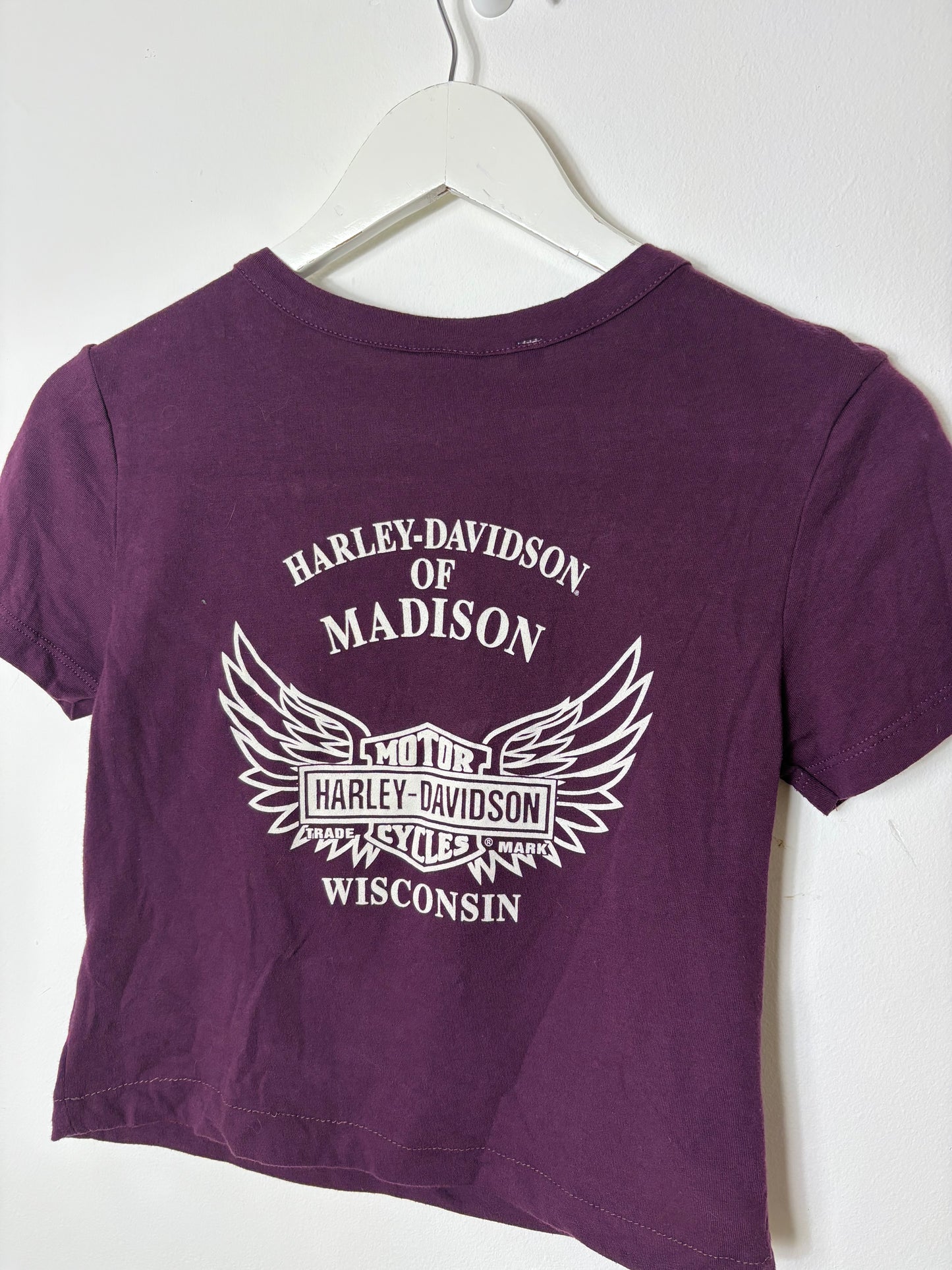 Rework Cropped Harley-Davidson T-shirt
